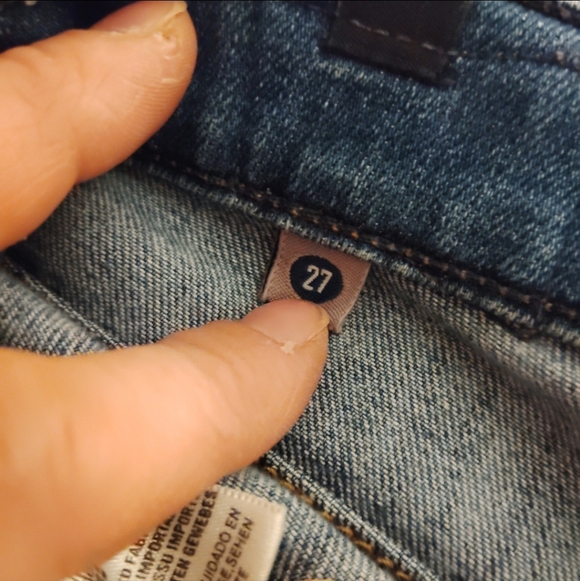 CITIZENS OF HUMANITY Poise Wide Leg Cropped Jeans - Size 27" - Picture 11 of 12